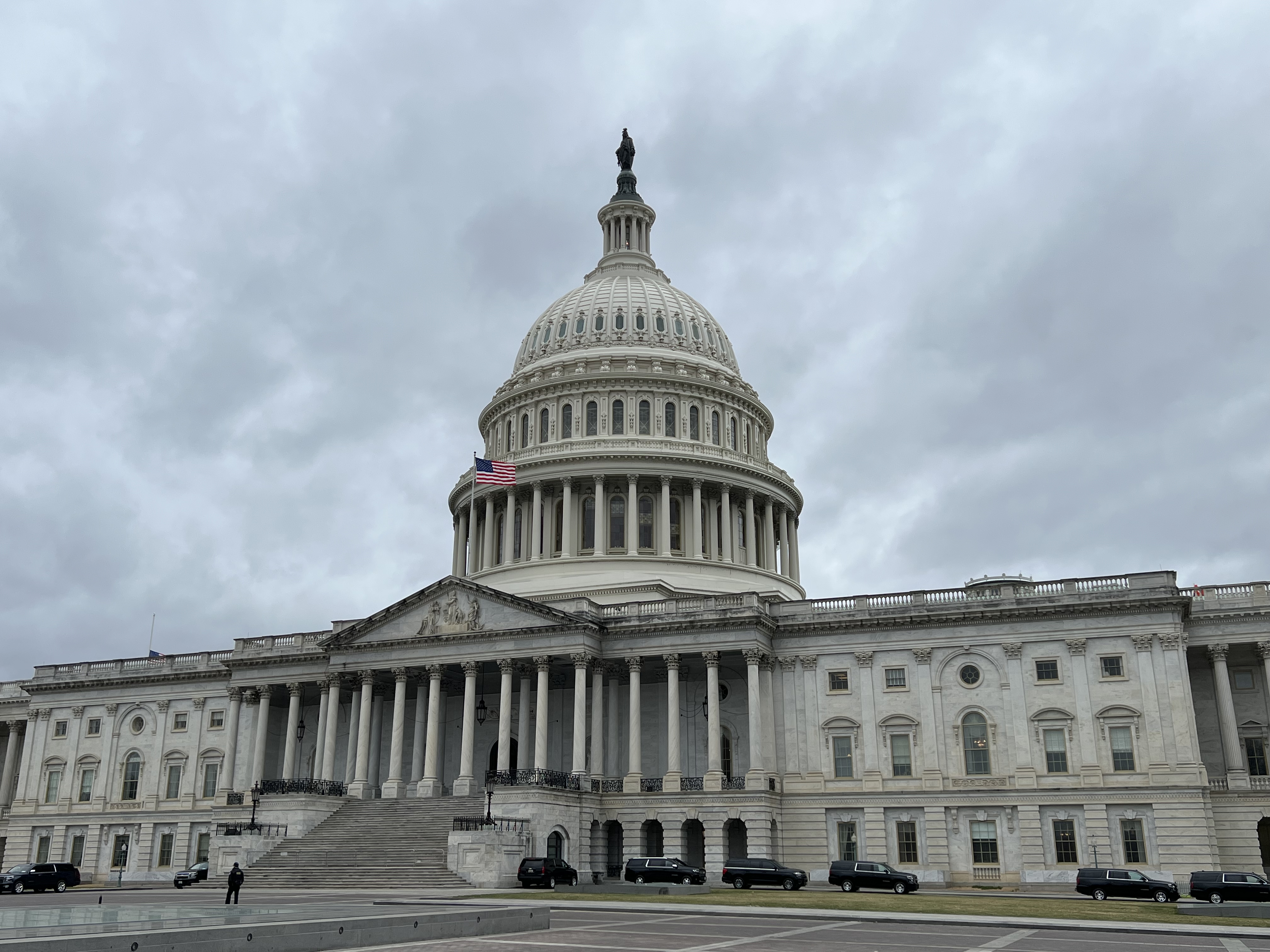 Exterior photograph of the Capitol  Building in Washington DC